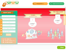 Tablet Screenshot of chennaionlinemarketing.com